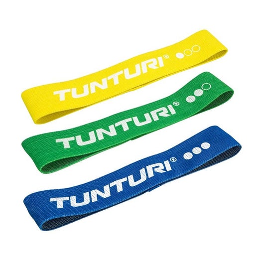 Tunturi kankainen vastuskuminauhasetti (3 kpl)